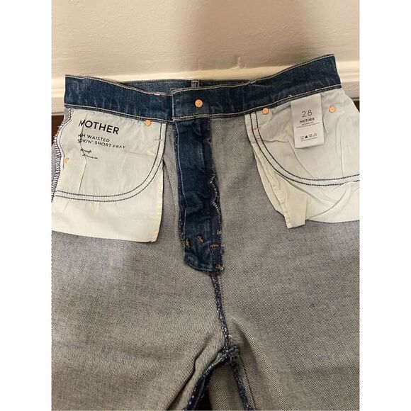 Mother smokin  high waist frayed hem shorts size 28 and size 29, NWT - Picture 12 of 15